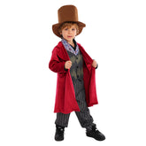 Wonka Movie Kids Children Cosplay Costume Outfits Halloween Carnival Suit